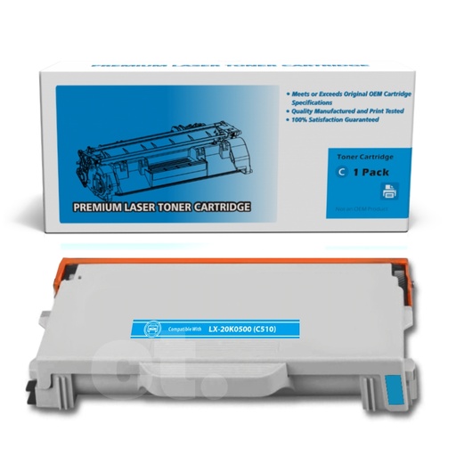 Lexmark 20K0500 (C510) Remanufactured Cyan Standard Yield Toner Cartridge (1 Pack)