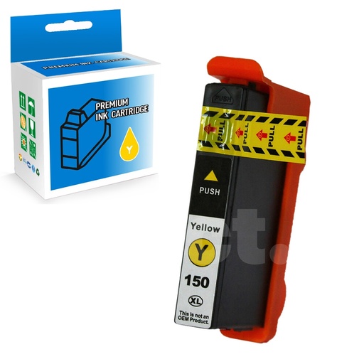 Lexmark 150XL Compatible Yellow High Yield Ink Cartridge (1 Pack)