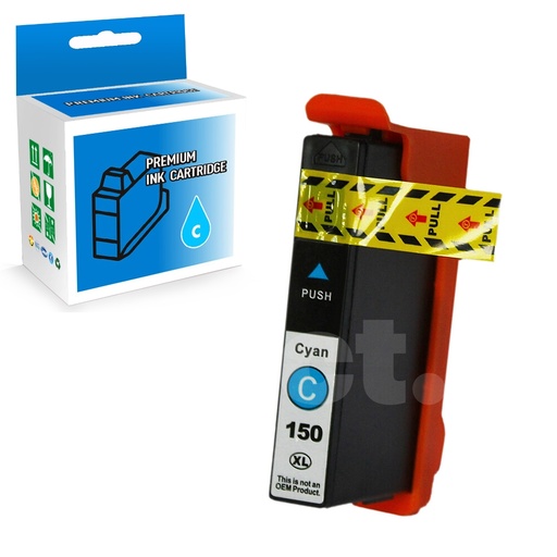 Lexmark 150XL Compatible Cyan High Yield Ink Cartridge (1 Pack)