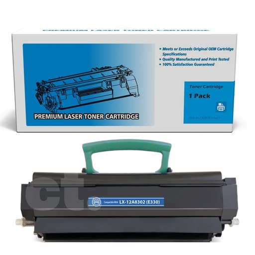 Lexmark 12A8305 (E230/E330) Compatible Black Standard Yield Toner Cartridge (1 Pack)