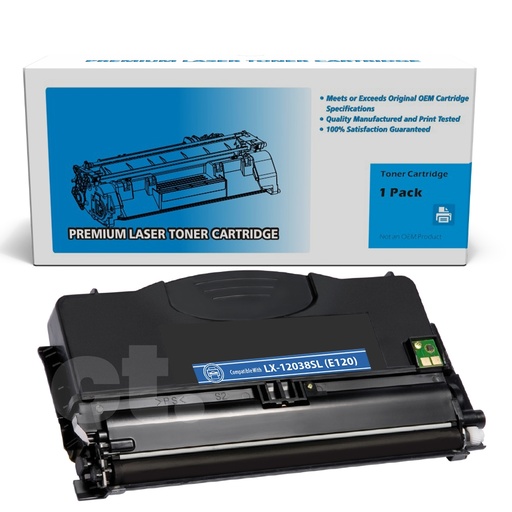 Lexmark 12038SL (E120) Remanufactured Black Standard Yield Toner Cartridge (1 Pack)