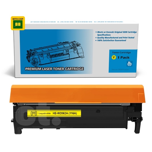 HP W2062A 116A Compatible Yellow Standard Yield Toner Cartridge (1 Pack)