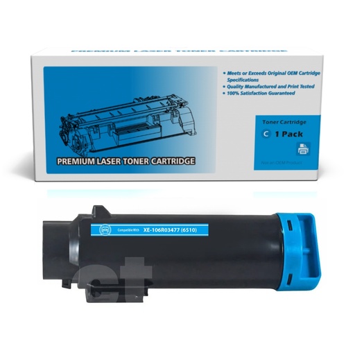 Xerox 106R03477 (6510) Compatible Cyan High Yield Toner Cartridge (1 Pack)
