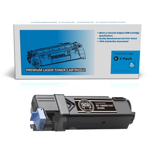 Xerox 106R01597 (6500) Compatible Black High Yield Toner Cartridge (1 Pack)