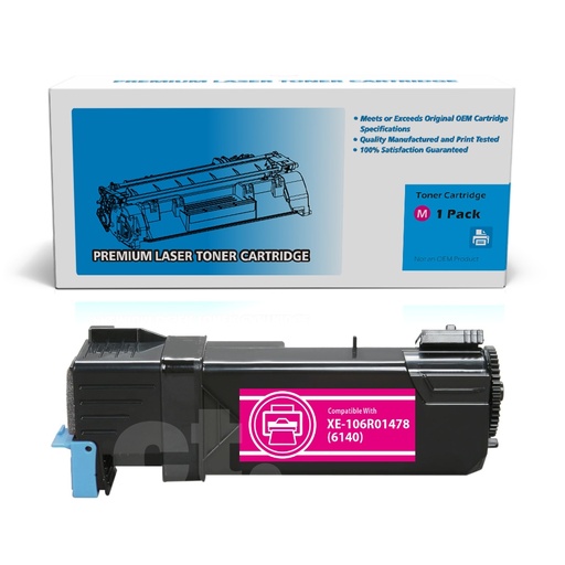 Xerox 106R01478 (6140) Compatible Magenta Standard Yield Toner Cartridge (1 Pack)