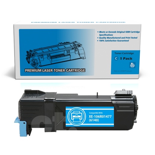 Xerox 106R01477 (6140) Compatible Cyan Standard Yield Toner Cartridge (1 Pack)