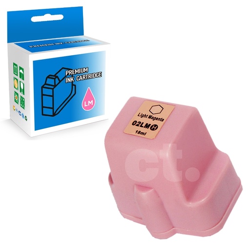 HP 02 C8775WN Compatible Light Magenta Standard Yield Ink Cartridge (1 Pack)