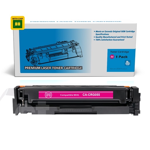 Canon CRG055 CRG 055 Compatible Magenta Toner Cartridge Standard Yield (1 Pack)