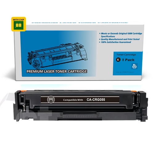 Canon CRG055 CRG 055 Compatible Black Toner Cartridge Standard Yield (1 Pack)