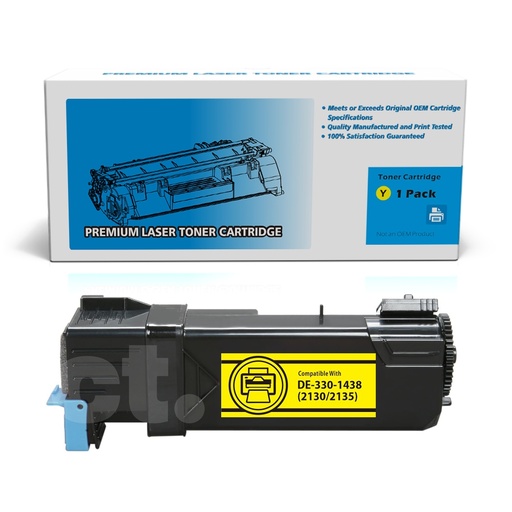 Dell 330-1438 T108C DE2130 Compatible Yellow Toner Cartridge Standard Yield (1 Pack)