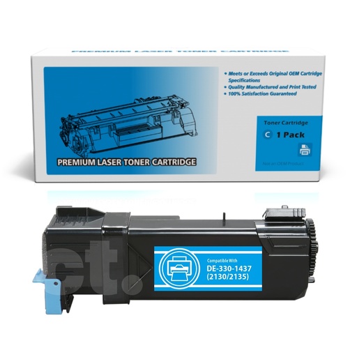 Dell 330-1437 T107C DE2130 Compatible Cyan Toner Cartridge Standard Yield (1 Pack)