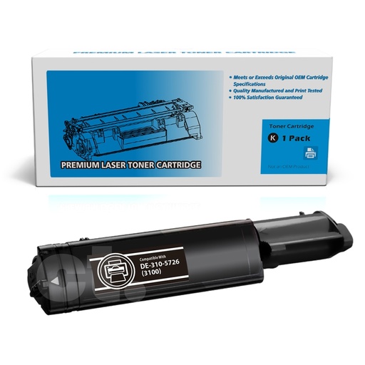 Dell 310-5726 (K5362 3100) Compatible Black Toner Cartridge Standard Yield (1 Pack)