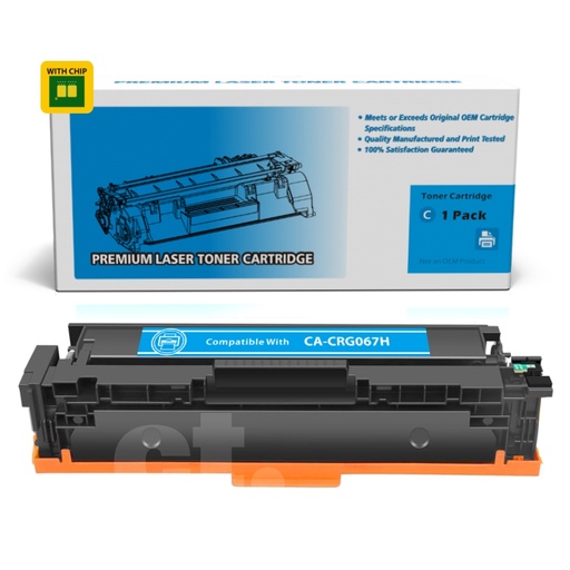 Canon CRG067H CRG 067H Compatible Cyan High Yield Toner Cartridge (1 Pack)