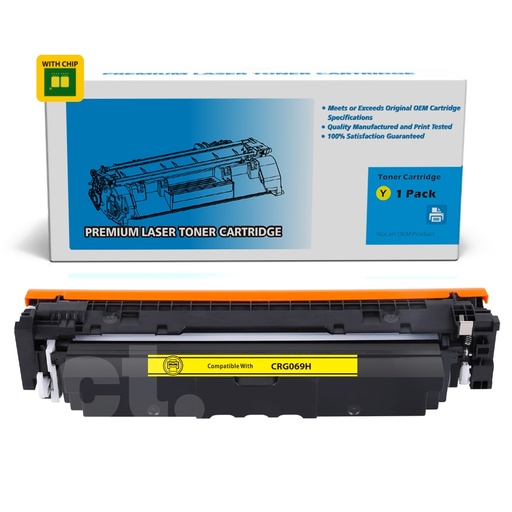 Canon CRG069H CRG 069H Compatible Yellow High Yield Toner Cartridge (1 Pack)