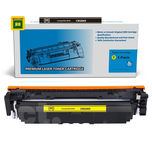 Canon CRG069 CRG 069 Compatible Yellow Toner Cartridge Standard Yield (1 Pack)