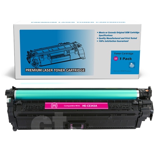 HP CE343A 651A Remanufactured Magenta Standard Yield Toner Cartridge (1 Pack)