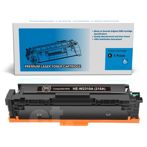 HP W2310A 215A Compatible Black Toner Cartridge Standard Yield (1 Pack)