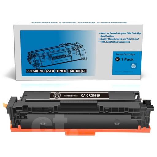 Canon CRG075H CRG 075H Compatible Black High Yield Toner Cartridge (1 Pack)