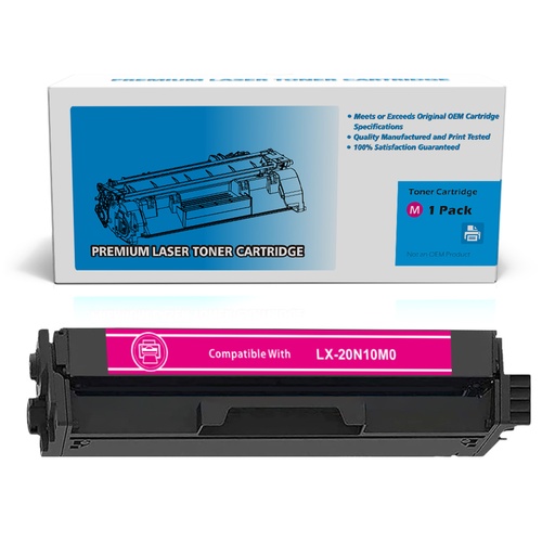 Lexmark 20N10M0 Remanufactured Magenta Toner Cartridge Standard Yield (1 Pack)