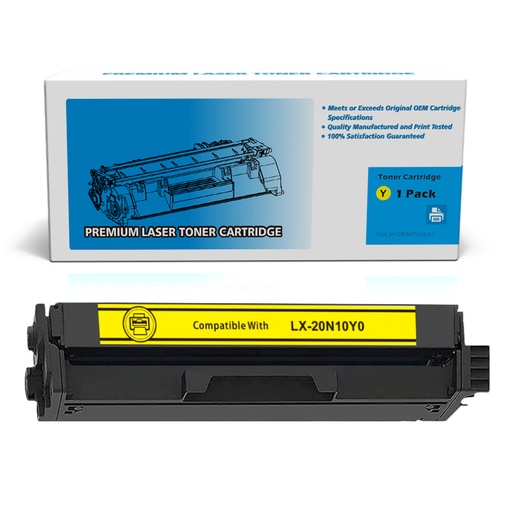 Lexmark 20N10Y0 Remanufactured Yellow Toner Cartridge Standard Yield (1 Pack)