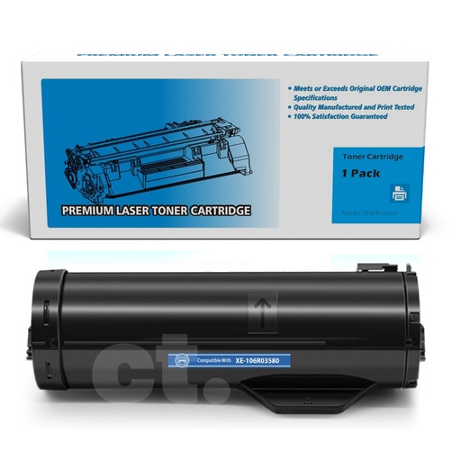 Xerox 106R03580 B400 Compatible Black Standard Yield Toner Cartridge (1 Pack)