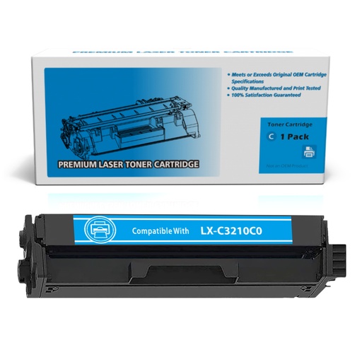 Lexmark C3210C0 Compatible Cyan Toner Cartridge Standard Yield (1 Pack)