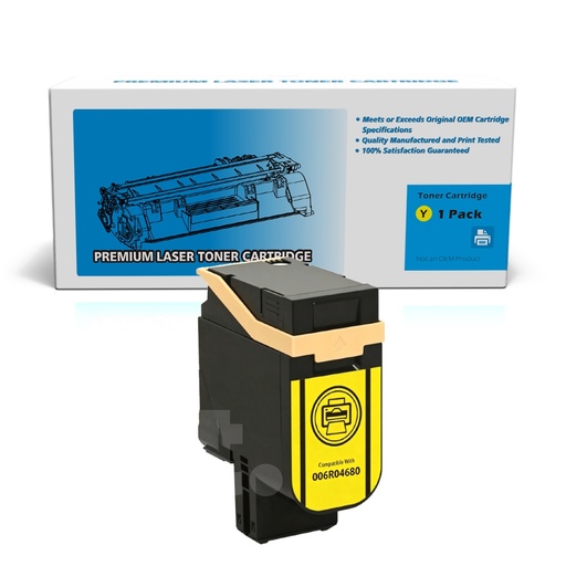 Xerox 006R04680 (C410 C415) Compatible Yellow Standard Yield Toner Cartridge (1 Pack)