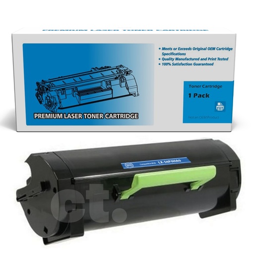 Lexmark 56F0HA0 Compatible Black High Yield Toner Cartridge (1 Pack)