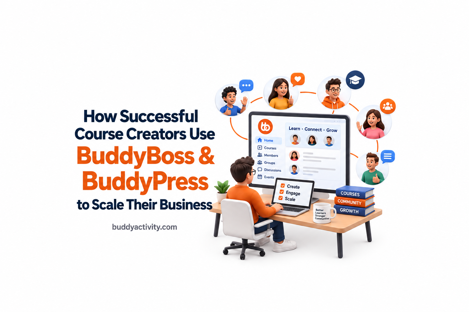 How successful course creators use BuddyBoss and BuddyPress to scale their business