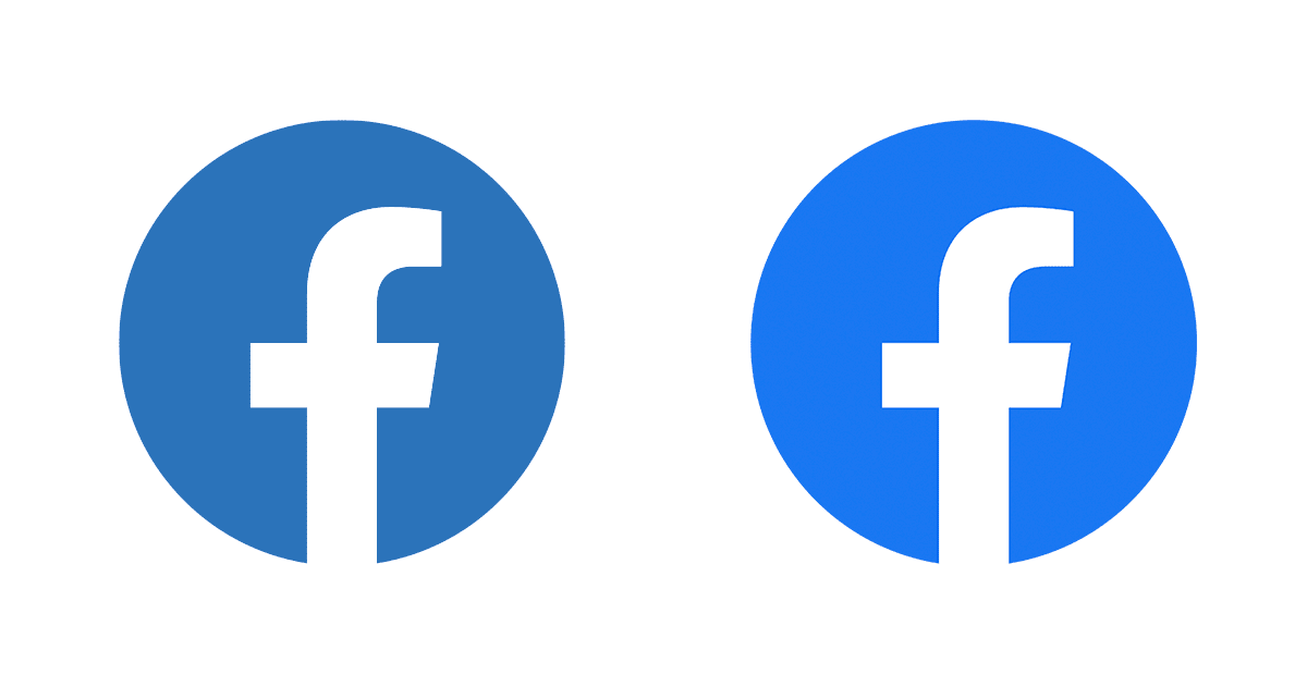 2020年更新 Facebookロゴが新しくなりました 新旧比較画像