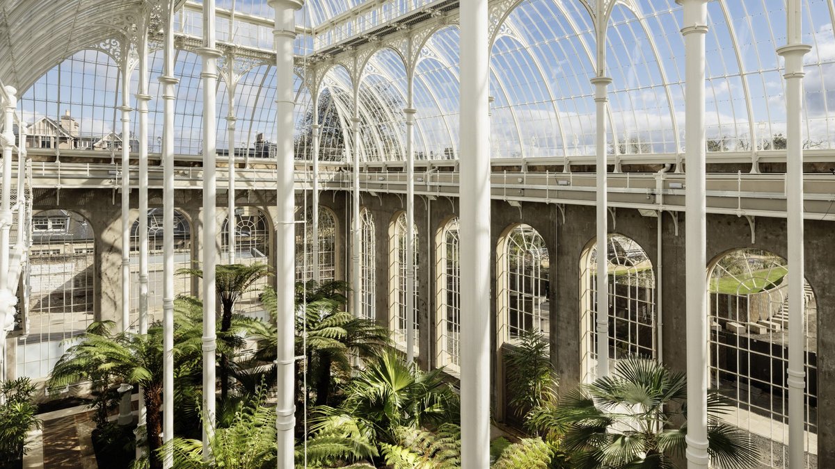Historic Edinburgh Palm Houses reopen after restoration Historic Edinburgh Palm Houses reopen after restoration - edinburgh palm houses