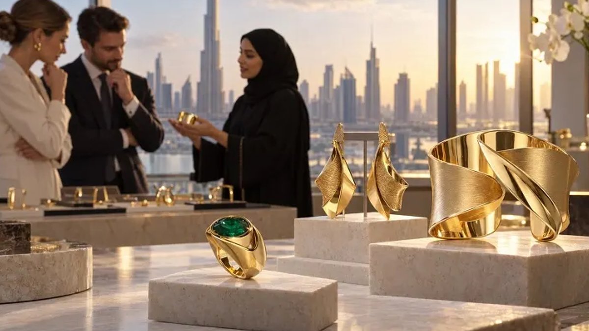 Dubai jewelry designers seek international buyers as rising gold costs intensify pressure on independent brandsImage.