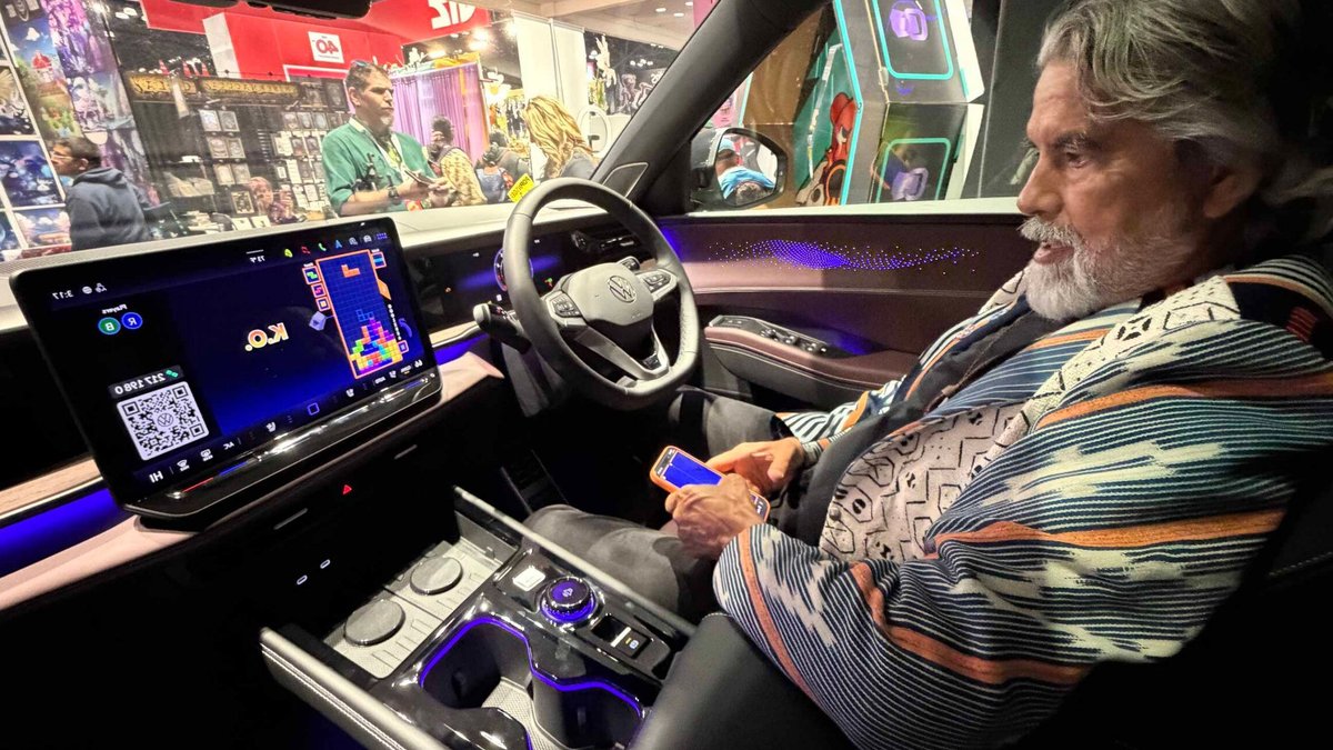 Volkswagen debuts Tetris gaming in new car models