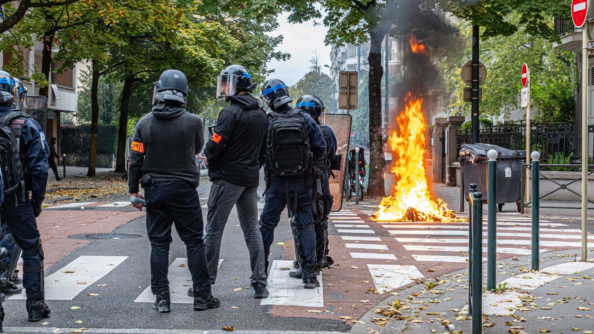 France's October 17 Protests Renew Emergency Law Debate - emergency law