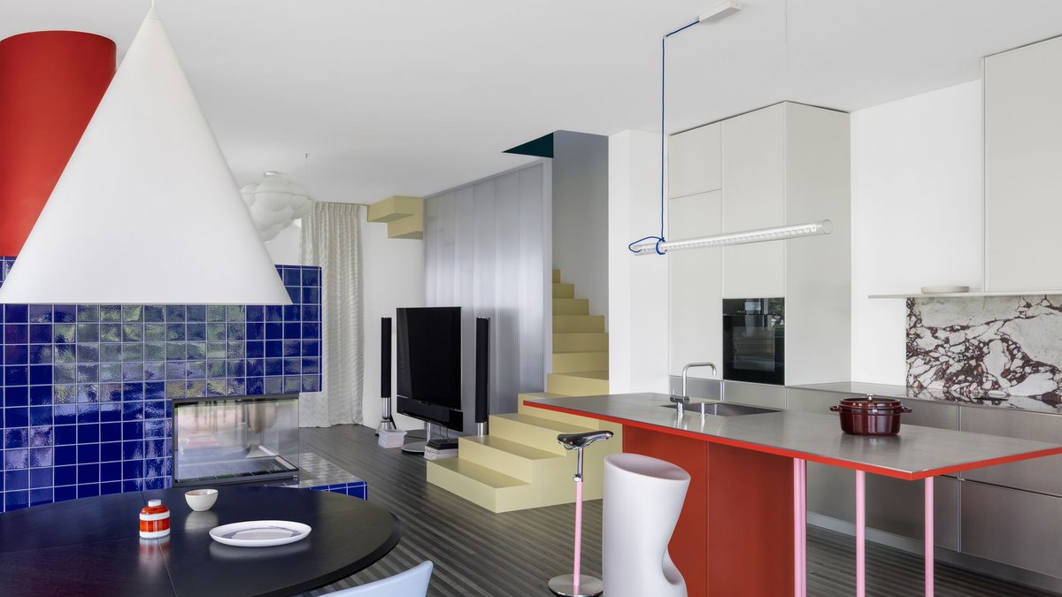 Slovenian Home Reveals Lively Interior Behind Restrained Facade Slovenian Home Reveals Lively Interior Behind Restrained Facade - slovenian home