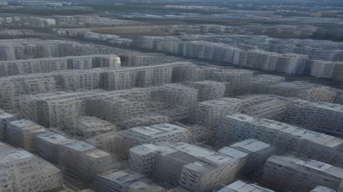 "Residential housing complex under construction".