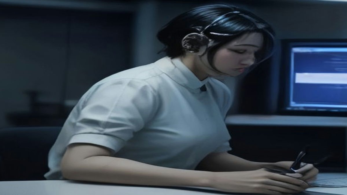 CIO examining AI workflow screen.