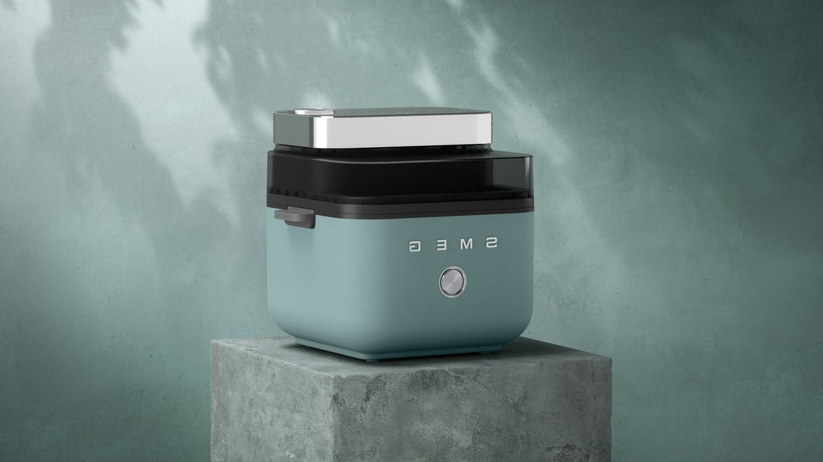 SMEG's Dual Flavour Air Fryer Merges Design and Function - smeg dual air fryer
