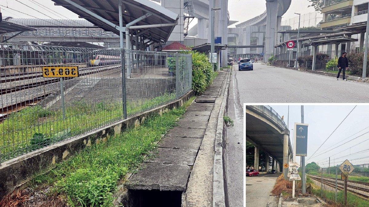 Malaysia train stations lack pedestrian infrastructure Malaysia train stations lack pedestrian infrastructure - train stations