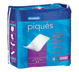Underpads, 18 units – Personnelle : Incontinence