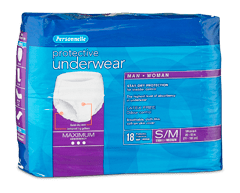 Discreet Incontinence Pads, Moderate Absorbency, Long Length, 54