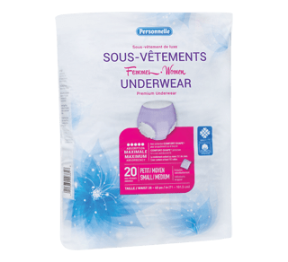 Underwear, Small-Medium, 20 units – Personnelle : Incontinence