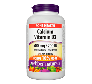 Calcium And Vitamin D3 500 Mg200 Iu 275 Units Webber Vitamin D