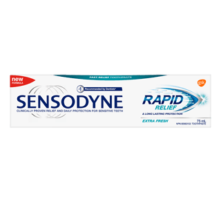 Sensodyne Rapid Relief Sensitive Toothpaste - Extra Fresh - Shop