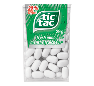 Tic Tac, Fresh Mint, 29 g – Tic Tac : Candy