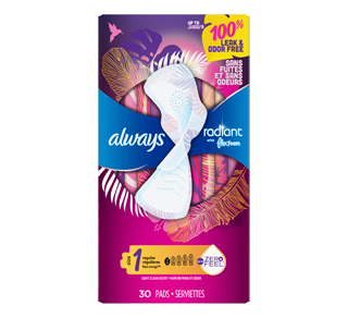 Balance Ultra Thin Overnight Pads with Wings, 13 units