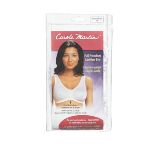 Full Freedom Comfort Bra, 1 unit, 36, White – Carole Martin : Underwear