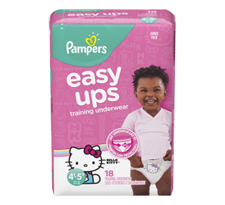 Pampers Easy Ups Training Underwear Girls Size 6 4T-5T 96 Count