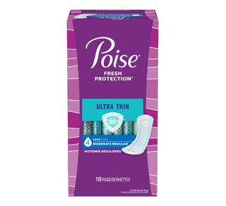 Poise Ultra-Thin Incontinence Pads - Moderate Absorbency