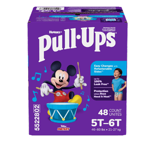 Boys' Potty Training Pants, 5T-6T, 48 units – Pull-Ups : Training pants